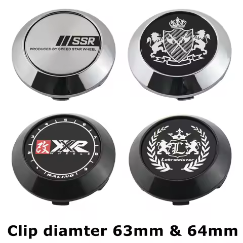 1Set/4PCS 68MM Cap For Rims SSR XXR VIP LEHR MEISTER Emblem 70MM Wheel Center Cap Sport Car Logo Whe