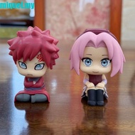 MIQUEL Anime Naruto Figure, Look Up Series Sitting Posture Sakura Haruno Figure, Car Decoration PVC 