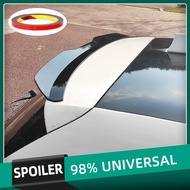 Rear Roof Deck Lid Lip Car Spoiler Hatchback SUV Universal Car Spoiler Wings Decoration Strips Black