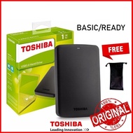 2023   New ！Toshiba Canvio BASIC/ADVANCEN 1TB / 2TB /  Portable External Hard Drive HDD USB3.0 External Hard Disk