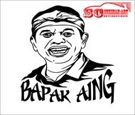 (NEW) siluwet wajah KDM KANG DEDI MULYADI BAPAK AING mobil stiker cutting sticker cod cocok di aplik