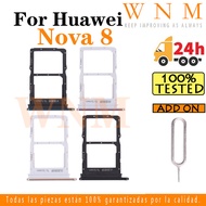 For Huawei Nova 8 Sim Card Tray Sim Card Slot Holder Card Holder Reader SD Slot Adapter Replacement 