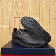 Reebok CLASSIC LEATHER Original Running Shoes Official Full Black