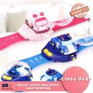 Remote Control Car Wrist Watch Toy Robot Car Amber Ambulance Police Polis RC Children Mainan Kawalan Kereta Jauh