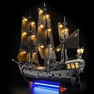 BRIKSMAX LED Lighting for Lego Icons Captain Jack Sparrows Pirate Ship 10365, Compatible Light Set f