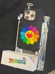 CASETiFY 村上隆 FLOWERS 限量版手機殼盲盒 彩虹色 iPhone 16 Pro