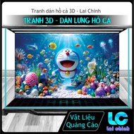 3d Glue Decal Painting, Aquarium Fish Tank Sticker, Arowana Fish Tank (Back Sticker Painting)_DRM 03