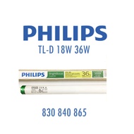 Philips Brightboost TL-D TLD 18W 36W 830 840 865 T8 Fluorescent Light Tube