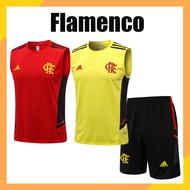 2022/23/24 Flamenco Vest Singlet Set Shorts and Jersey Sleeveless Men's Football Training Set Football vest Shirt Football sleeveless jersey size:S-2XL grade:AAA