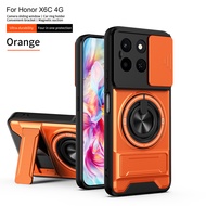 For Honor X6c Case Honor X6C Cover Honor X6c Cases Magsafe Magnetic Fold Holder Military Armor Camer