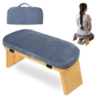 Meditation Chair Ergonomic Meditation Stool Prayer Bench with Cushion Ergonomic Kneeling Chair Comfo