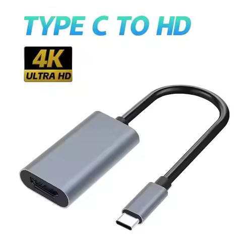 Type C to hdmi-Compatible Adapter Converte 4K 60Hz Adapter for MacBook Pro iPad Pro Samsung Galaxy S