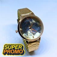 PROMO!!! JAM TANGAN WANITA CEWEK TERBARU 2025 TALI RUBBER KEKINIAN MEWAH ELEGAN