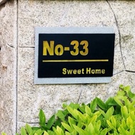 Customised Outdoor Unit Sign door/unit signage Customised Door Unit House Numbers Plaques Unit Numbe