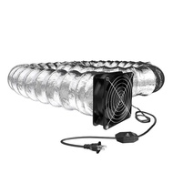 Adjustable Speed Solder Smoke Absorber ESD Fume Extractor Fan Pipe Duct Exhuast Fan Household Pipe T