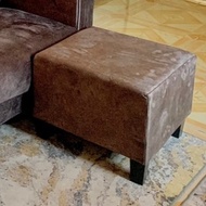 𝙏𝙀𝙍𝙈𝙐𝙍𝘼𝙃 Bangku Baldu Coklat H15" L21" W21"