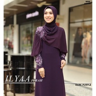 jubah viral jubah lace bunga jubah cut A Jubah Exclusive Ilya jubah moden jubah kosong