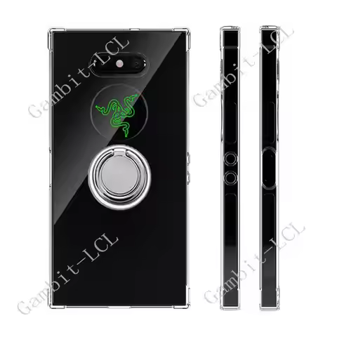 For Razer Phone 2 Phone2 5.72" Back Ring Holder Bracket Phone Case Smartphone TPU Soft Silicone Cove