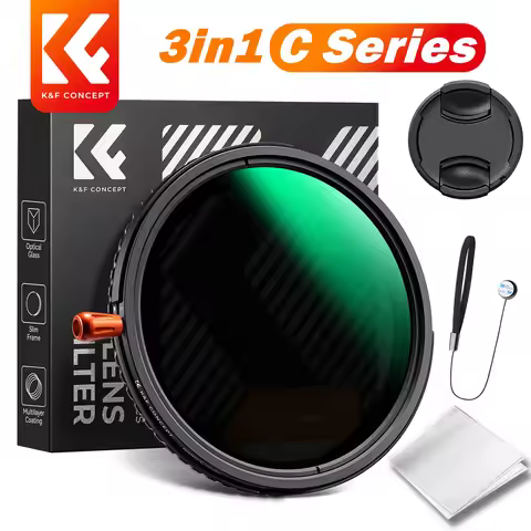 K&F Concept 3in1 Filter ND CPL 1/4 Black Diffusion Filter ND2-ND32 1/4 Black Mist Pro Filter Multifu