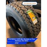 275/70R22.5 16PR Mix Westlake AT557 w/ Free Stainless Tire Valve