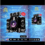 GOLD ASIA 3IN1 HOME THEATER BLUETOOTH SPEAKER SYSTEM MODEL GA 702/712/732/742/752/762/812 and 802S