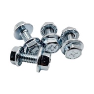 M6 Flange Screw Electric Vehicle Scooter Special Screw Standard Parts Screw Nut Washer Screw Nut (No