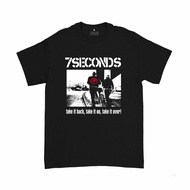 BAND T-SHIRT MUSIC T-SHIRT/ 7 SECONDS T-SHIRT/ 7 SECONDS T-SHIRT/ 7 SECONDS PUNK/