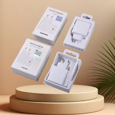 Samsung Charger 45W PD Super Fast Charge EU/US CERTIFIED Adapter For Galaxy Z Fold Flip 7 6 5 4 S25