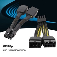 R* Durable GPU 8Pin Cable GPU Power Supply Cord 18AWG for K80 M40 P100 V100