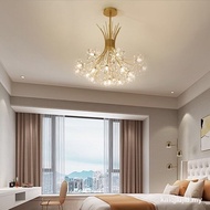 Modern Home Decor Crystal Chandelier Lighting with G4 LED Bulb Warm White Cool White  For Dining Roo