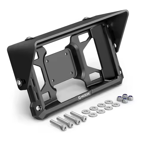 Protective Case + Adjustable Sun Visor Kit For Garmin Zumo XT2 6" Devices For Honda Africa Twin CRF1