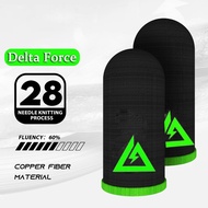 HG Gaming Finger Cover Professional Gaming Gloves Delta Force Thumb Cover Gloves Silver Fabric, Carb