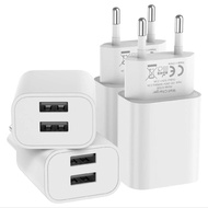 1/2/4/5/10pcs 2A EU Plug Mobile Phone Charger USB Charger Head 5V2A Charger USB Charger