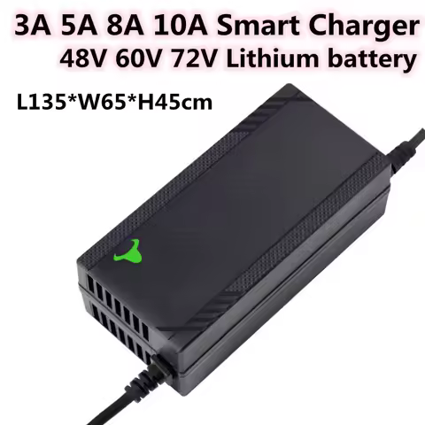 48V 60V 72V 3A 5A 8A 10A charger 54.6V 58.8V 58.4V 67.2V 71.4V 73V 84V 88.2V 87.6V lipo lifepo4 batt