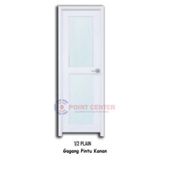 IGM PINTU KAMAR MANDI VAPELY PUTIH PLAIN PVC BUKAAN KANAN