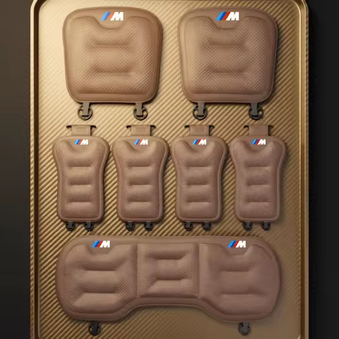 Car Seat Cushion Cover Breathable Ice Silk Seat Protector Pad BMW M M2 M3 M4 X1 X3 X5 X7 E39 E46 E60