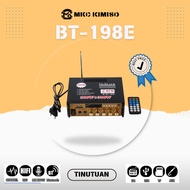 Amplifier BT-198E ECHO Amplifier Karaoke Bluetoth Power Amplifier ampli mini