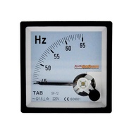 Frequency HZ meter/ 45-65 HZ Needle 72x72 Analog TAB