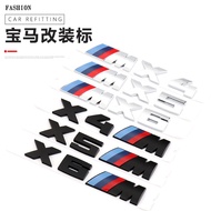 Suitable for BMW M Car Logo Modified M1M2M3M4M5M6 Logo X1X3X4X5X6M Car Sticker Tail Logo 26.4.21
