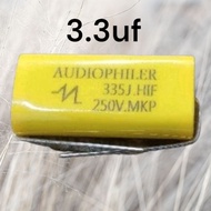Capacitor Audiophiler Kapasitor untuk Tweeter 2.2uf 3.3uf 4.7uf