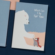 懷特熊系列療癒筆記本-我可以為你做什麼