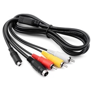 Saipomor VMC-30FS VMC 15FS A/V RCA to S-Video Cable Compatible with Sony Handycam DCR-SR40 DCR-SR42 