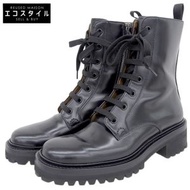 Church's GWYNETH 男士真皮繫帶側邊拉鍊靴，黑色，尺寸 36.5 和 36 1/2