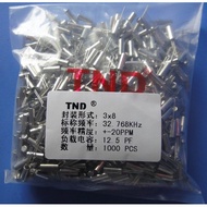 TND Jingzhen 32.768 KHZ 32.768 Straight Plug 3 * 8 20PPM (100 Pcs)