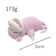 Pokemon Anime Sleep Series Chikorita Slowpoke Cubone Figures Stuffed Animals Plush Toy Pocket Monste