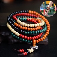 Han 8mm Tibetan Buddhism Mala Sandal prayer beads 108 beads bracelet necklace SG
