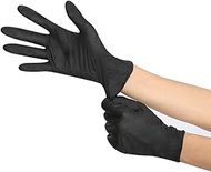 BLUZEN Disposable Powder Free Black Nitrile Gloves 1000/case | Pack of 10 Black Nitrile Gloves Boxes | Rubber Gloves
