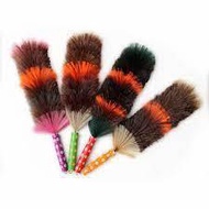 Horse Feather Duster Synthetic Feather Duster Wooden duster