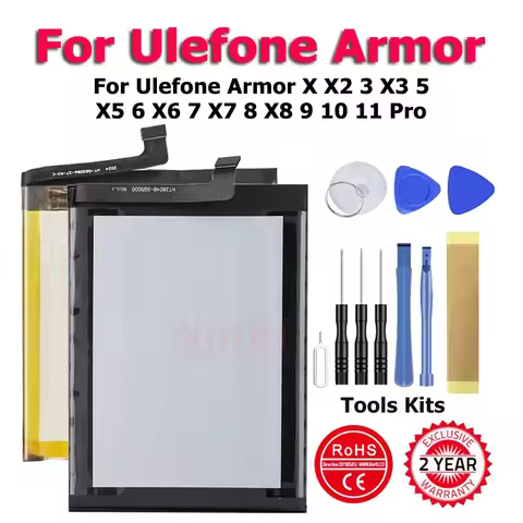 Armor3 Armor5 Armor6 Armor7 Armor8 Armor9 Armor10 New Battery For Ulefone Armor X X2 3 X3 5 X5 6 X6 
