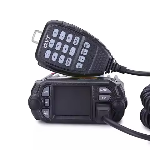 QYT KT-8900D Color LCD Mobile Two Way Radio 25W Dual Band VHF136-174 UHF400-480MHz Quad Display Car 